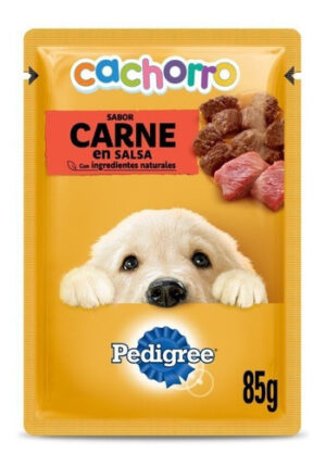 Pedigree Pouch Cachorro Carne x 85gr - Pack x12 Unidades