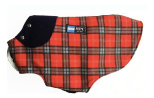 Ropa Perro Manta Mpc Escocés C/corderito Talle 28