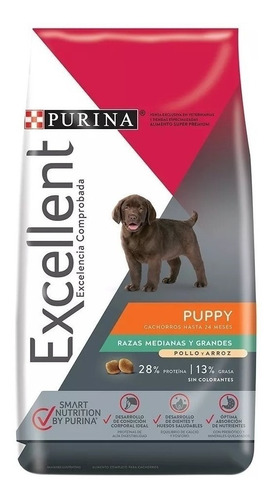 Excellent Para Perro Cachorro Raza Mediana Y Grande x 3 kg