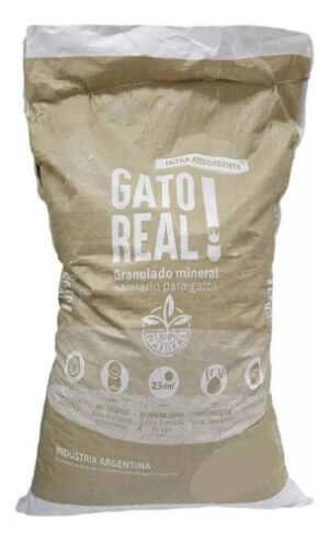 Piedras Sanitarias Ultra Absorbentes Gato Real 50 Dm/20 Kg