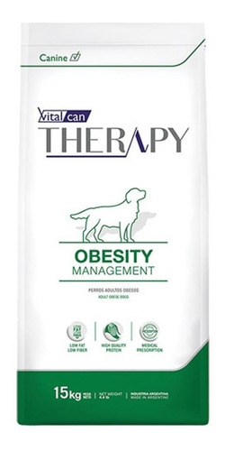 Vitalcan Therapy Obesity Management Para Perro Adulto x15 kg