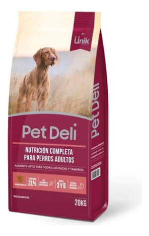 Pet Deli Perro Adulto By Unik x 20kg+Power Pipeta Antipulgas De Regalo!!