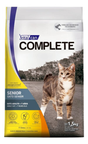 Vitalcan Complete Para Gato Senior Sabor Mix En Bolsa De 7.5 kg