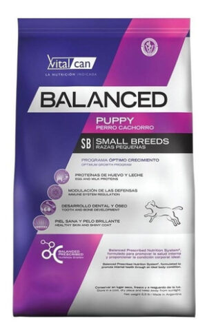 Vitalcan Balanced Perro Cachorro Raza Pequeña x 3 kg