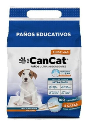 Paño Pañal Cancat P/cachorros X 100 Unidades