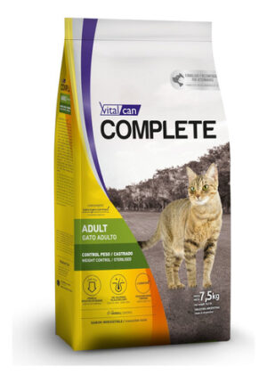 Vital can Complete Gato Adulto Control De Peso/castrados x 7.5 kg