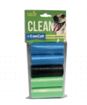 Bolsas Cancat Recolectora De Heces Perros X 5 Rollos