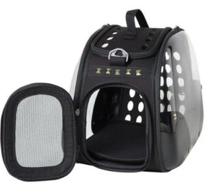 Bolso Ibiyaya P/perro/gato Hard Rock Transparent Hardcase