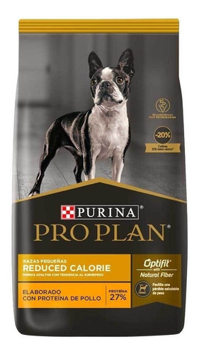 Pro Plan Optifit Reduced Calorie Perro Adultos Razas Pequeñas Pollo Y Arroz x 3 kg
