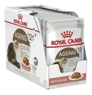 Royal Canin Pouch Feline Health Nutrition Ageing +12 x 12 Unidades de 85g
