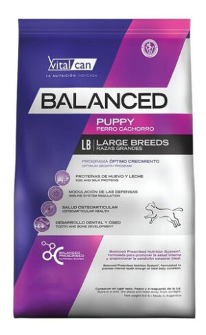 Vitalcan Balanced Perro Cachorro Razas Grandes X 3 kg