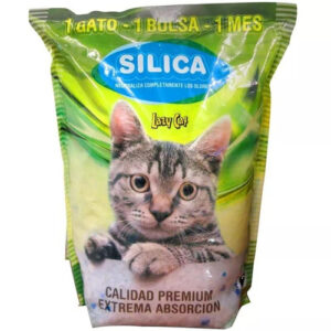Piedras Sanitarias Silica Lazy Cat X 3,8 Lts CAJA X 8 Unidades