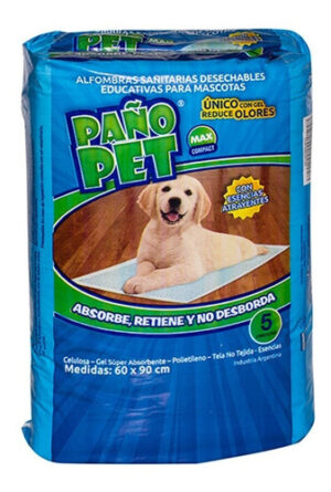 Paños Alfombra Entrenamiento Compact Max 5 U Paño Pet® 90x60