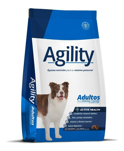 Agility Premium Perro Adulto Razas Medianas Y Grandes X 20kg