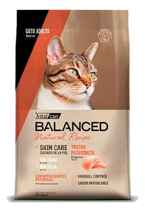 Vitalcan Balanced Gato Natural Recipe Trucha Patagónica x15kg