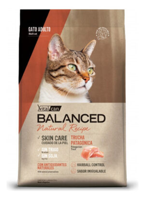 Vitalcan Balanced Natural Recipe Gato Adulto Trucha X 7.5 Kg